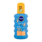 Nivea Sun Protect & Bronze Sun Spray SPF20 Αντιηλιακό προϊόν για το σώμα 200 ml