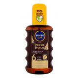 Nivea Sun Tropical Bronze Oil Spray SPF6 Αντιηλιακό προϊόν για το σώμα 200 ml