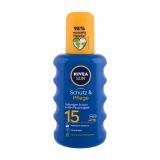 Nivea Sun Protect & Moisture SPF15 Αντιηλιακό προϊόν για το σώμα 200 ml