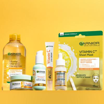 Garnier Skin Naturals Vitamin C Brightening Serum Cream SPF25 Ορός προσώπου για γυναίκες 50 ml