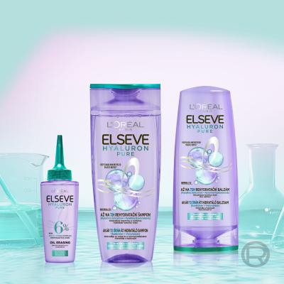 L&#039;Oréal Paris Elseve Hyaluron Pure Σαμπουάν για γυναίκες 400 ml