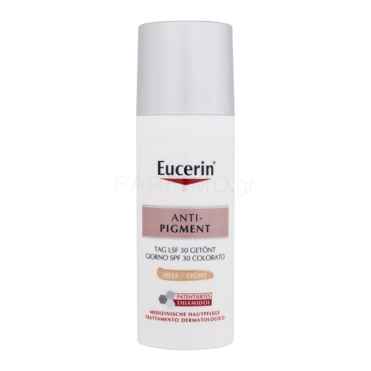 Eucerin Anti-Pigment Tinted Day Cream SPF30 Κρέμα προσώπου ημέρας για γυναίκες 50 ml Απόχρωση Light