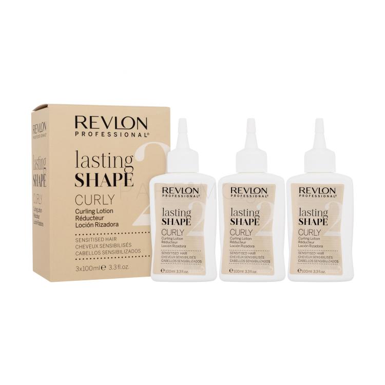 Revlon Professional Lasting Shape Curly Curling Lotion Sensitised Hair 2 Προϊόντα για μπούκλες για γυναίκες 3x100 ml
