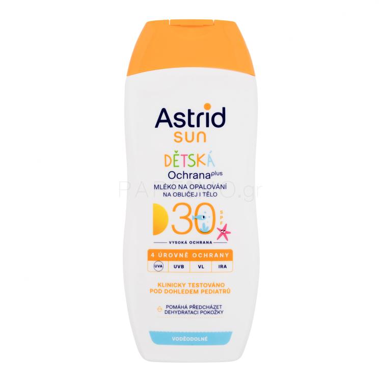 Astrid Sun Kids Face and Body Lotion SPF30 Αντιηλιακό προϊόν για το σώμα για παιδιά 200 ml