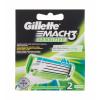 Gillette Mach3 Sensitive Ανταλλακτικές λεπίδες για άνδρες 2 τεμ