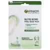 Garnier Skin Naturals Nutri Bomb Almond Milk + Hyaluronic Acid Μάσκα προσώπου για γυναίκες 1 τεμ