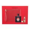 Yves Saint Laurent Black Opium Σετ δώρου για γυναίκες EDP 50 ml + κραγιόν Rouge Volupté Shine 3,2 g No 86 + καλλυντική τσάντα