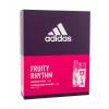 Adidas Fruity Rhythm For Women Σετ δώρου αποσμητικό σε γυάλινη φιάλη 75 ml +   deo σπρέι 150 ml