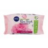 Nivea Rose Touch Micellar Wipes With Organic Rose Water Καθαριστικά μαντηλάκια για γυναίκες 25 τεμ