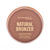 Rimmel London Natural Bronzer Ultra-Fine Bronzing Powder Bronzer για γυναίκες 14 gr Απόχρωση 002 Sunbronze