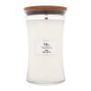 WoodWick Linen Αρωματικό κερί 610 gr