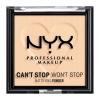 NYX Professional Makeup Can&#039;t Stop Won&#039;t Stop Mattifying Powder Πούδρα για γυναίκες 6 gr Απόχρωση 02 Light