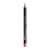 NYX Professional Makeup Slim Lip Pencil Μολύβι για τα χείλη για γυναίκες 1 gr Απόχρωση 858 Nude Pink