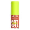 NYX Professional Makeup Fat Oil Lip Drip Λάδι χειλιών για γυναίκες 4,8 ml Απόχρωση 06 Follow Black