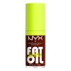 NYX Professional Makeup Fat Oil Lip Drip Λάδι χειλιών για γυναίκες 4,8 ml Απόχρωση 08 Status Update