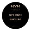 NYX Professional Makeup Matte Bronzer Bronzer για γυναίκες 9,5 gr Απόχρωση 03 Medium
