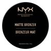 NYX Professional Makeup Matte Bronzer Bronzer για γυναίκες 9,5 gr Απόχρωση 01 Light