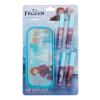 Lip Smacker Disney Frozen Lip Gloss &amp; Pouch Set Σετ δώρου lip gloss 4 x 6 ml + τσαντάκι καλλυντικών