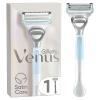 Gillette Venus Satin Care For Pubic Hair &amp; Skin Ξυριστική μηχανή για γυναίκες 1 τεμ