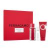 Ferragamo Ferragamo Red Leather Σετ δώρου EDP 100 ml + σαμπουάν και αφρόλουτρο 100 ml + EDP 10 ml