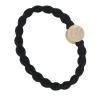 By Eloise London Letter Charms Gold Λαστιχάκι για τα μαλλιά 1 τεμ Απόχρωση R Black