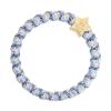 By Eloise London Woven Gold Star Λαστιχάκι για τα μαλλιά για γυναίκες 1 τεμ Απόχρωση Ocean Breeze