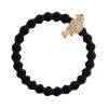 By Eloise London Bling Charms Gold Diamanté Bird Λαστιχάκι για τα μαλλιά για γυναίκες 1 τεμ Απόχρωση černá
