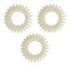 BIFULL Profesional Bobbles Hair Band Λαστιχάκι για τα μαλλιά 3 τεμ Απόχρωση Blanco - bílá