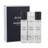 Chanel Bleu de Chanel Eau de Toilette για άνδρες Συσκευασία &quot;γεμίσματος&quot; 3x20 ml