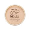 Rimmel London Stay Matte Πούδρα για γυναίκες 14 gr Απόχρωση 005 Silky Beige