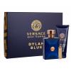 Versace Pour Homme Dylan Blue Σετ δώρου EDT 100 ml + αφρόλουτρο 100 ml + τσίμπημα για τραπεζογραμμάτια