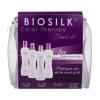 Farouk Systems Biosilk Color Therapy Σετ δώρου σαμπουάν 67 ml + βάλσαμο  67 ml + ορός μαλλιών  Biosilk Silk Therapy Silk 67 ml + ορός μαλλιών  Lock &amp; Protect Treatment 67 ml + καλλυντική τσάντα