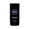Nivea Men Deep Clean Body, Face &amp; Hair Αφρόλουτρο για άνδρες 250 ml