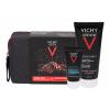 Vichy Homme Hydra Cool+ Σετ δώρου ενυδατικό τζελ 50 ml + αφρόλουτρο Hydra Mag C 200 ml + καλλυντική τσάντα