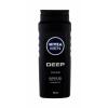 Nivea Men Deep Clean Body, Face &amp; Hair Αφρόλουτρο για άνδρες 500 ml