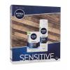 Nivea Men Sensitive Shave Kit Σετ δώρου aftershave 100 ml + αφρός ξυρίσματος 200 ml