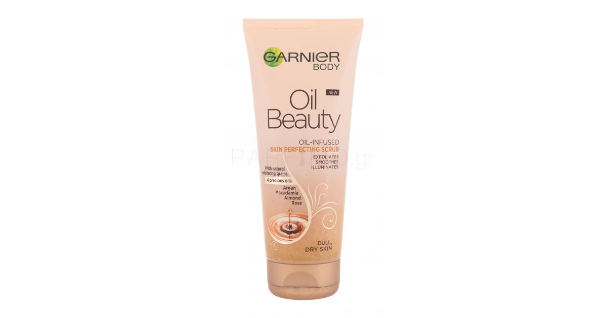 Garnier Body Oil Beauty Nourishing Scrub Προϊόντα απολέπισης σώματος