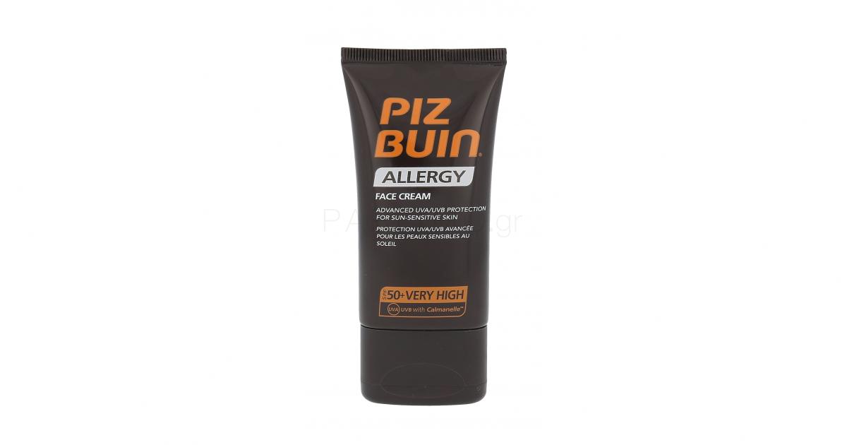 PIZ BUIN Allergy Sun Sensitive Skin Face Cream SPF50 Αντιηλιακό προϊόν
