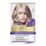 L'Oréal Paris Excellence Cool Creme Βαφή μαλλιών για γυναίκες 48 ml Απόχρωση 8,11 Ultra Ash Light Blond