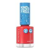 Rimmel London Kind & Free Βερνίκια νυχιών για γυναίκες 8 ml Απόχρωση 155 Sunset Soar
