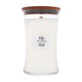 WoodWick White Teak Αρωματικό κερί 610 gr
