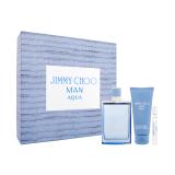 Jimmy Choo Jimmy Choo Man Aqua Σετ δώρου για άνδρες EDT 100 ml + EDT 7,5 ml + αφρόλουτρο 100 ml