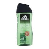 Adidas Active Start Shower Gel 3-In-1 Αφρόλουτρο για άνδρες 250 ml