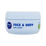 Nivea Baby Face & Body Soft Cream Κρέμα προσώπου ημέρας για παιδιά 200 ml
