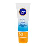 Nivea Sun UV Face Shine Control SPF50 Αντιηλιακό προϊόν προσώπου για γυναίκες 50 ml