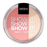 Gabriella Salvete Show It! Blush & Highlighter Ρουζ για γυναίκες 9 gr Απόχρωση 01