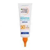 Garnier Ambre Solaire Sensitive Advanced Serum SPF50+ Αντιηλιακό προϊόν για το σώμα 125 ml ελλατωματική συσκευασία