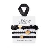 By Eloise London Set Bee Black Λαστιχάκι για τα μαλλιά για γυναίκες 1 τεμ