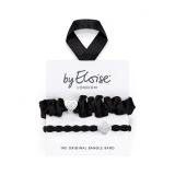 By Eloise London Set Silver & Black Λαστιχάκι για τα μαλλιά για γυναίκες 1 τεμ
