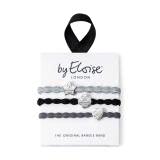 By Eloise London Set Stylish Silver Λαστιχάκι για τα μαλλιά για γυναίκες 1 τεμ